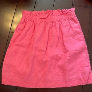 Jcrew pink skirt